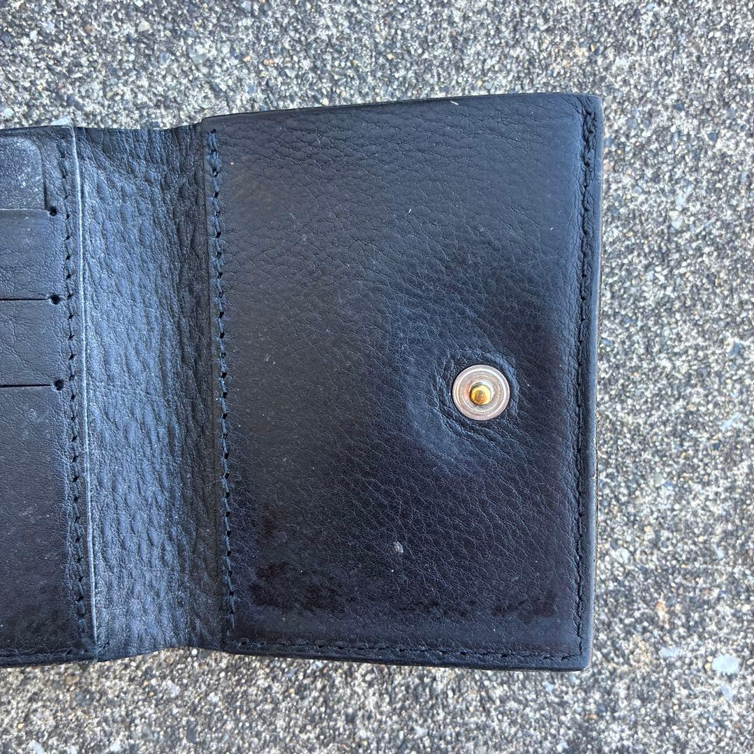 Hender scheme trifold wallet 三つ折り財布 黒