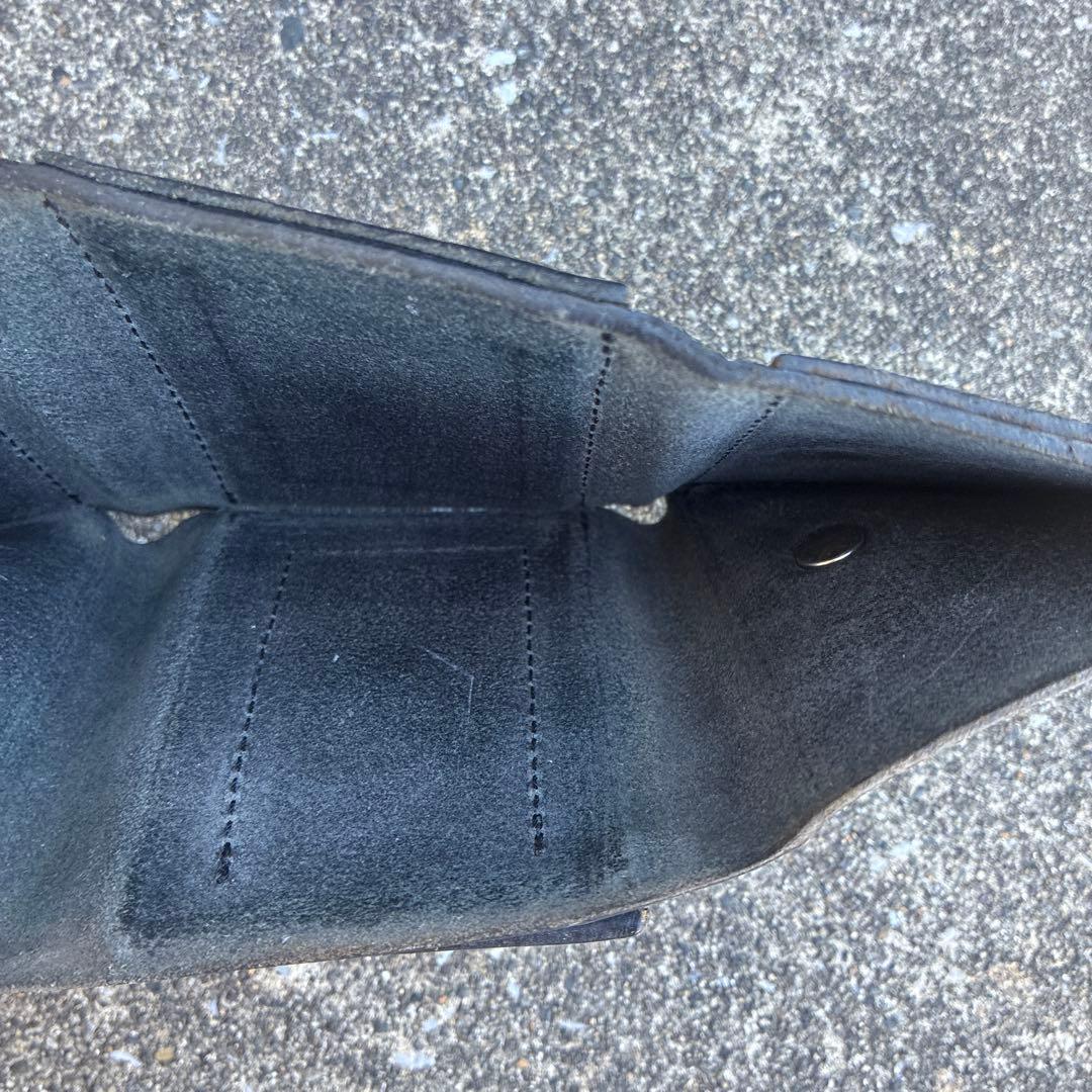 Hender scheme trifold wallet 三つ折り財布 黒