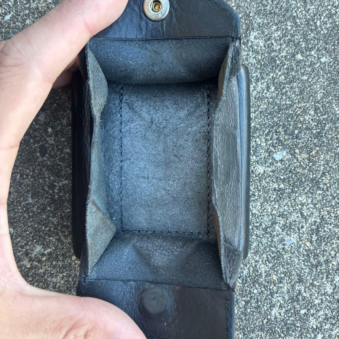 Hender scheme trifold wallet 三つ折り財布 黒