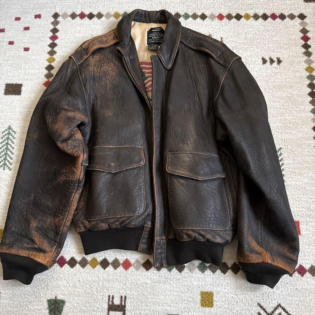 アヴィレックス a-2ビンテージ　韓国製　Lサイズ AVIREX