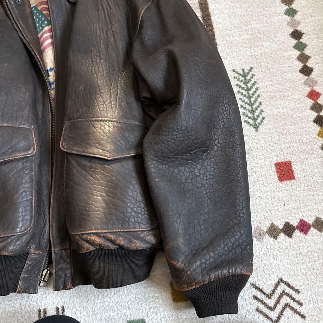 アヴィレックス a-2ビンテージ　韓国製　Lサイズ AVIREX