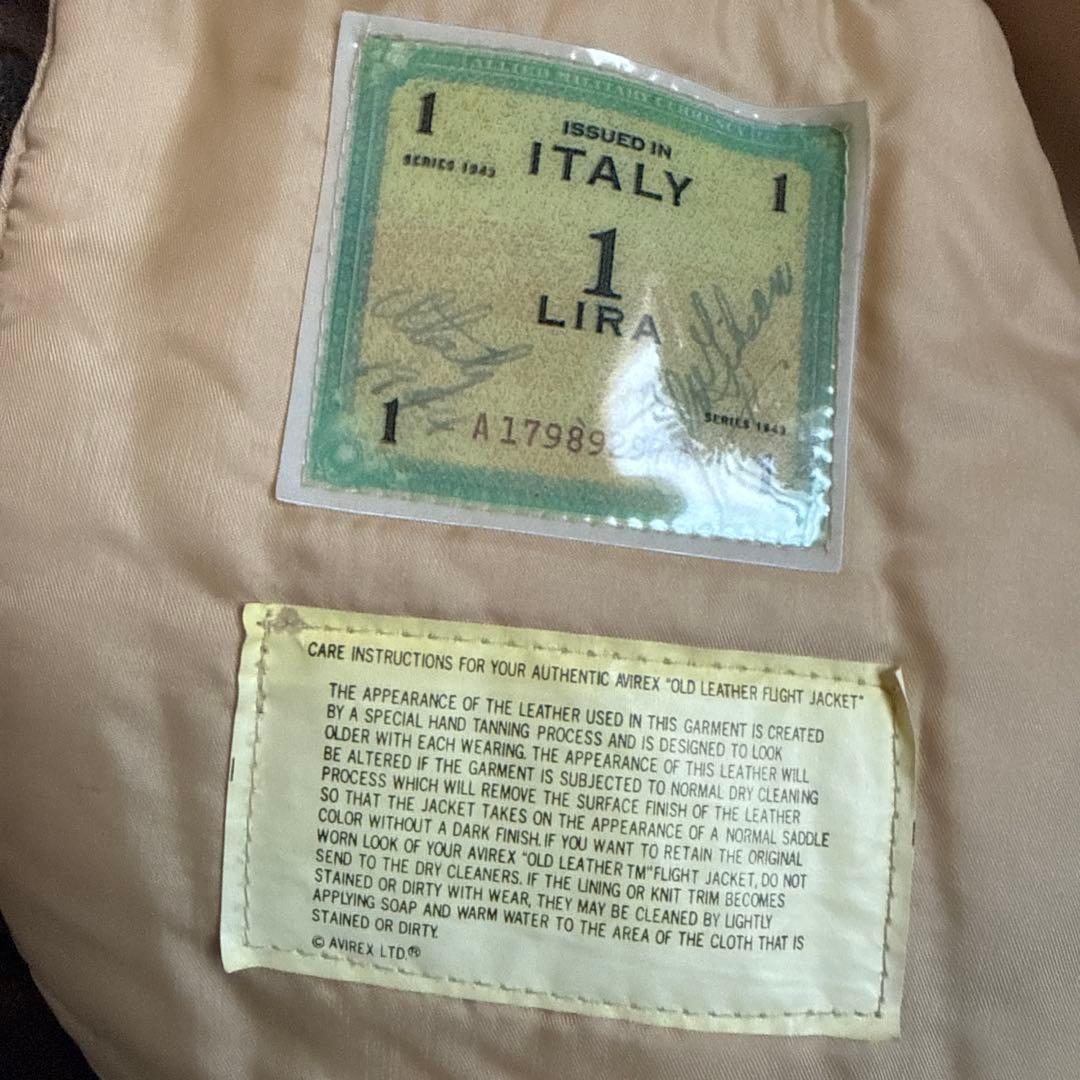 アヴィレックス a-2ビンテージ　韓国製　Lサイズ AVIREX