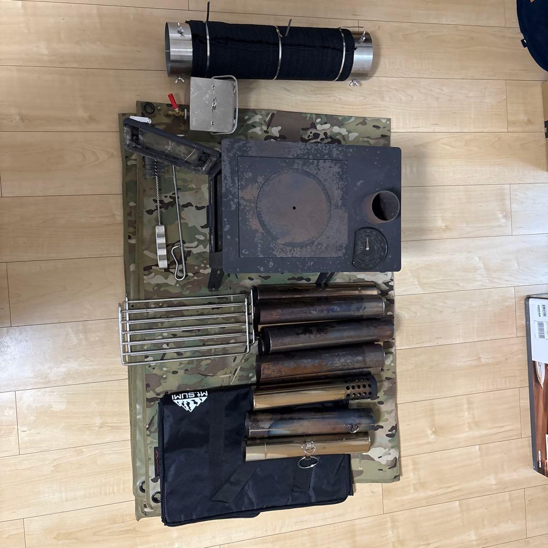 Mt.SUMI 薪ストーブ COZY コージー　＋専用ウォータータンク他周辺用品