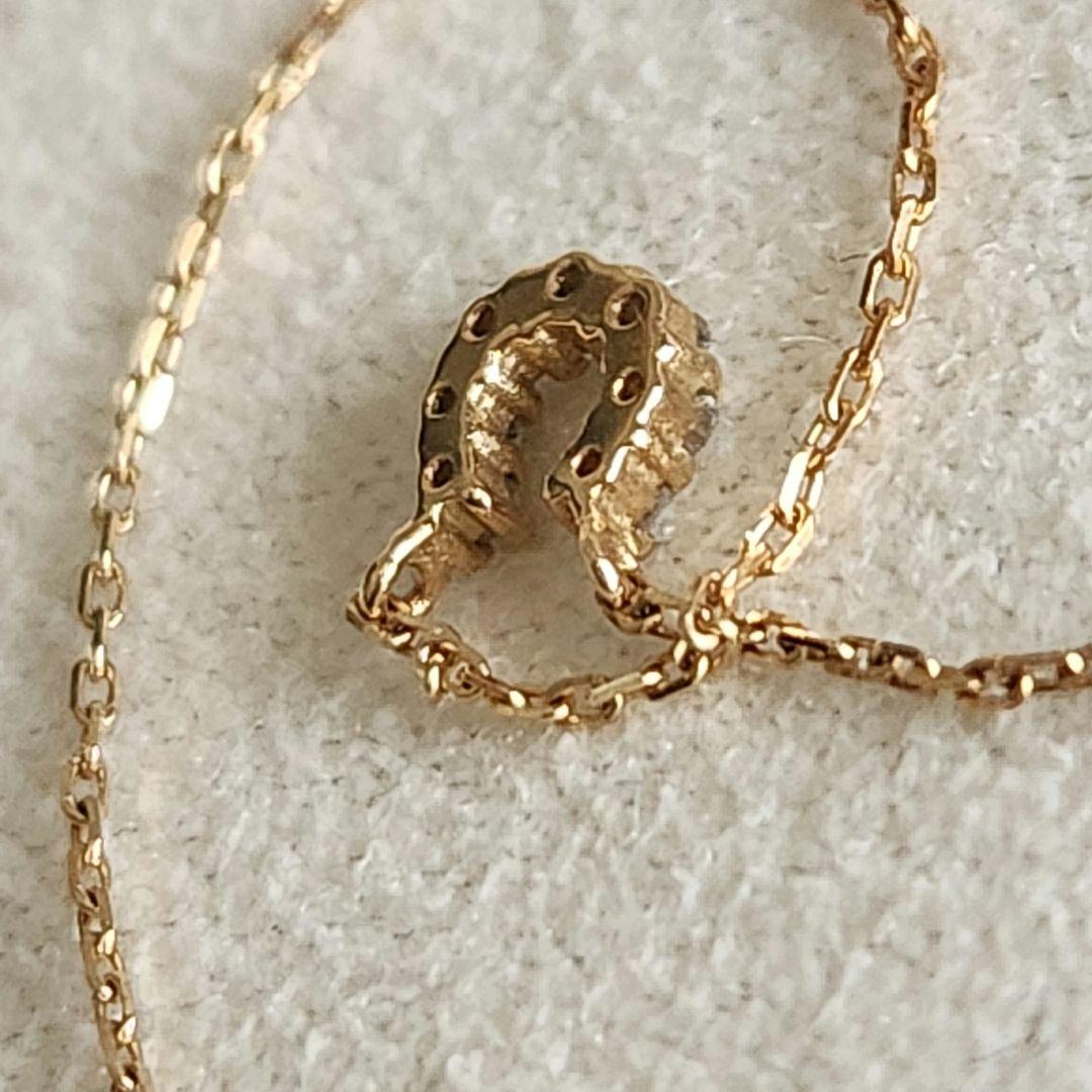 『sirius』ダイヤモンド♡ホースシュー【エテ】K10ゴールドネックレス