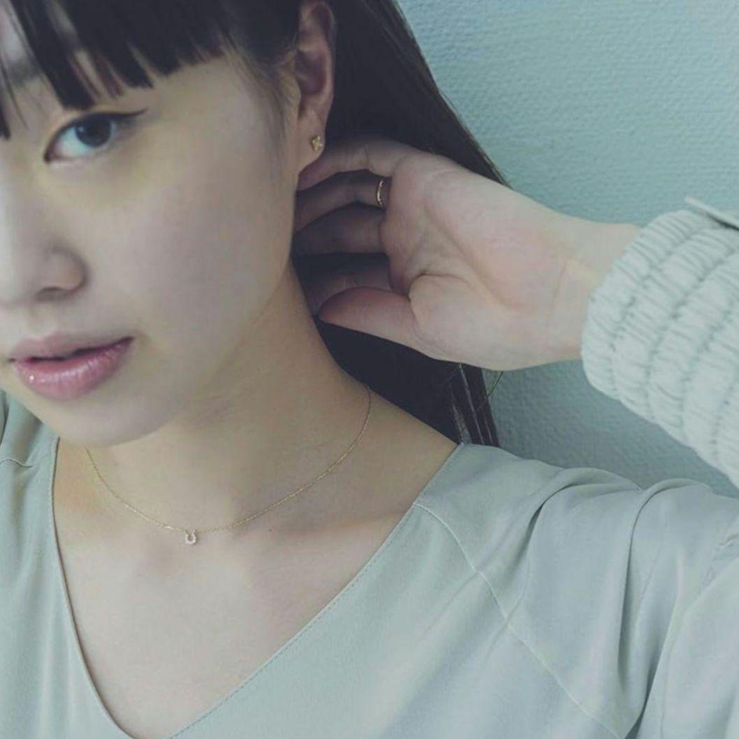 『sirius』ダイヤモンド♡ホースシュー【エテ】K10ゴールドネックレス