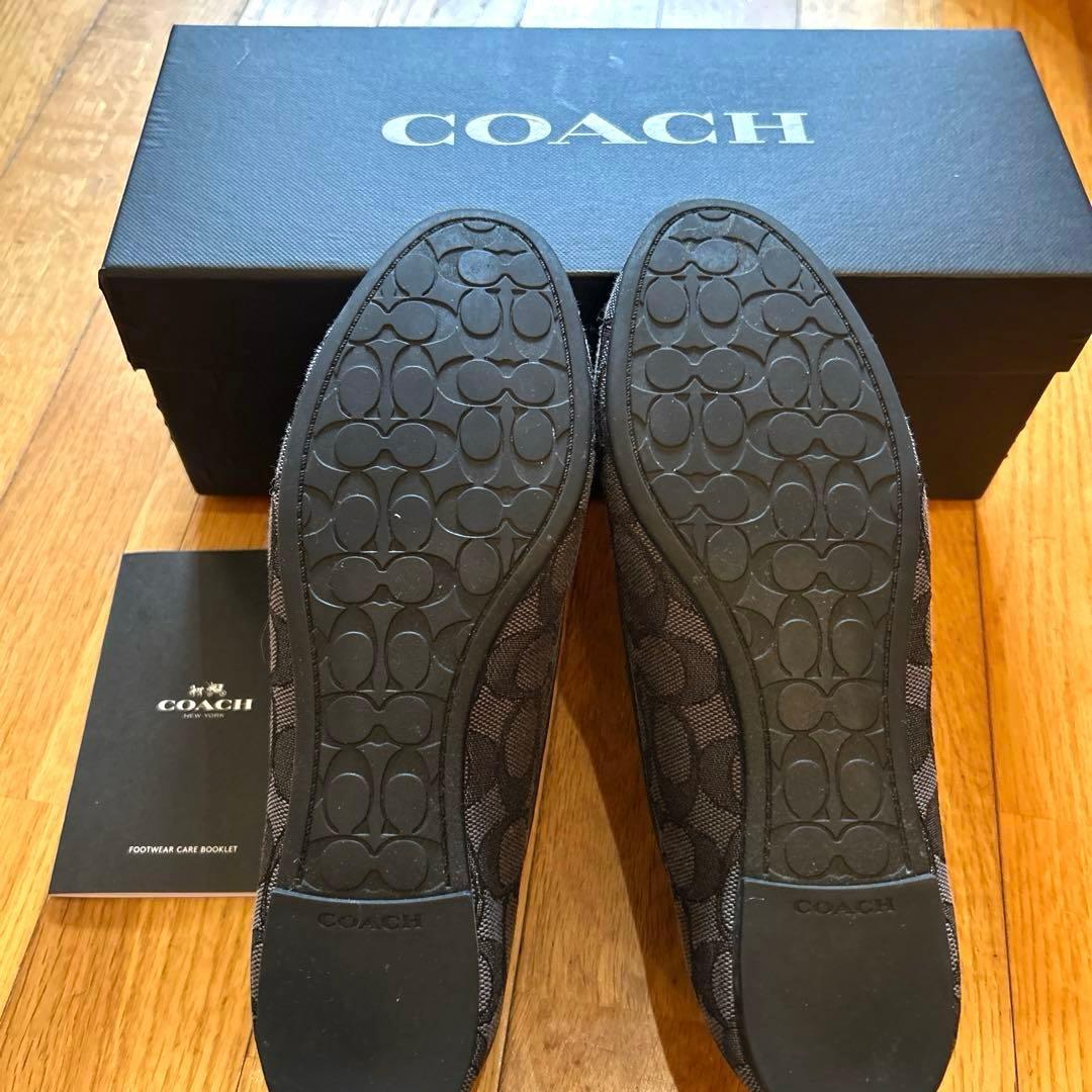ゆりちんです。COACH フラットシューズ ブラック