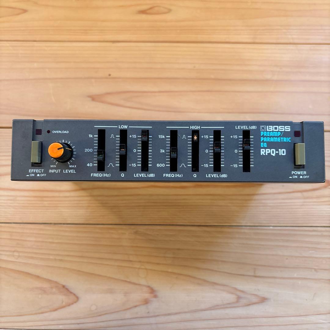 BOSS RPQ-10 プリアンプ/パラメトリック・イコライザー　ハーフラック