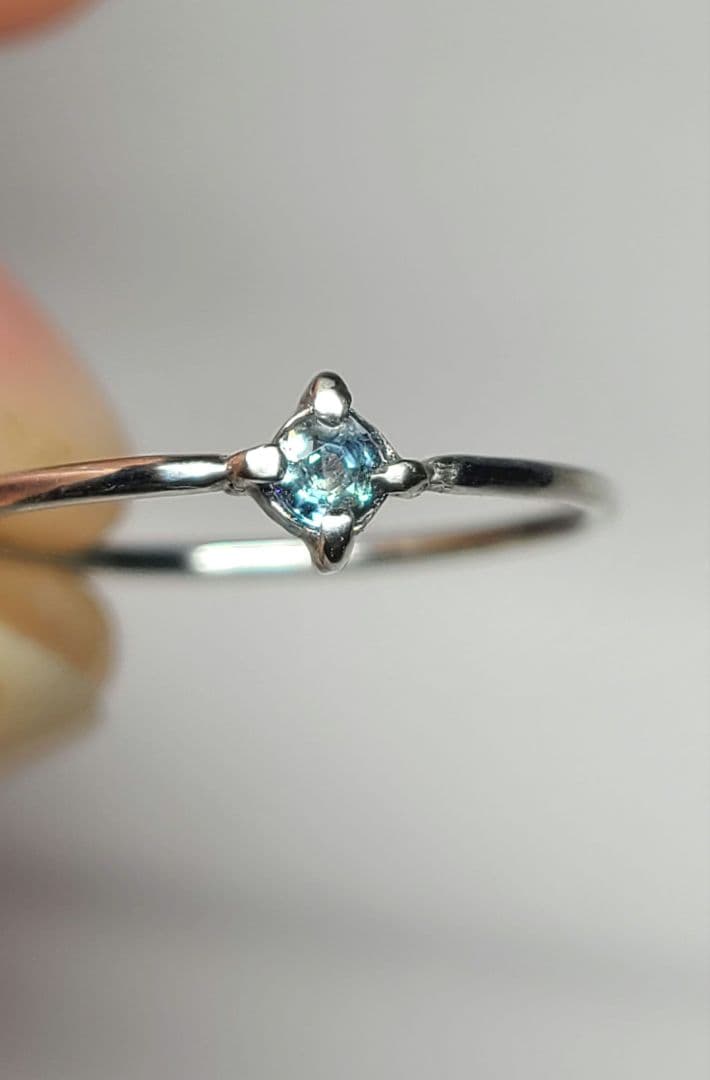 美しいカラーチェンジ!!!★ブラジルアレキサンドライトPt900リング★