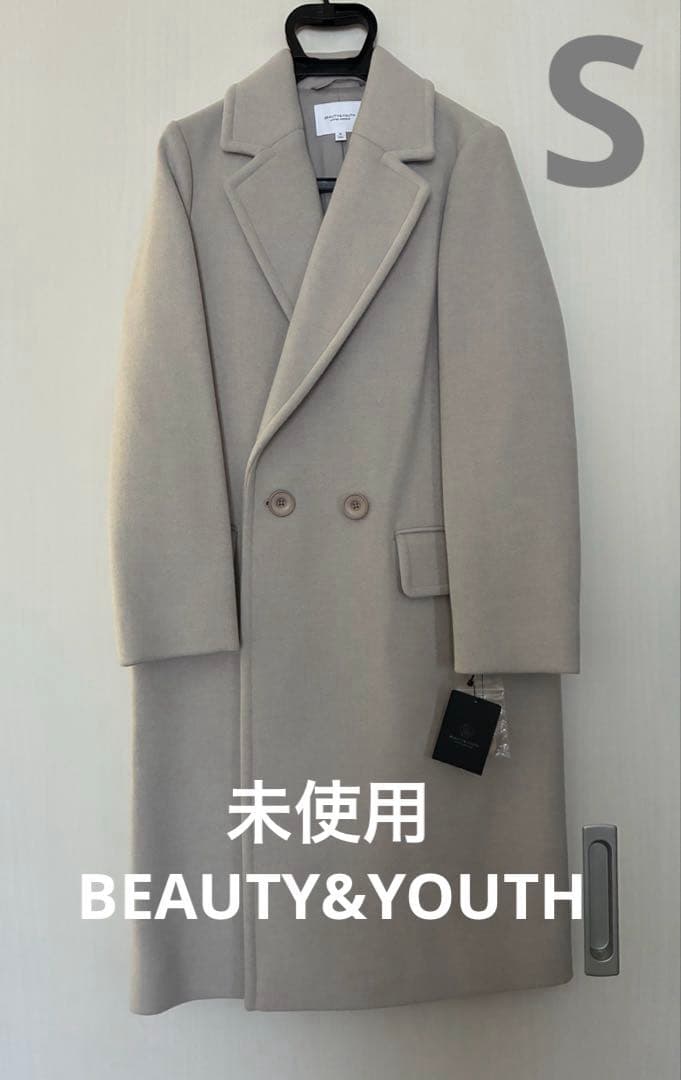 未使用 BEAUTY&YOUTH ダブル ウールコート MANTECO