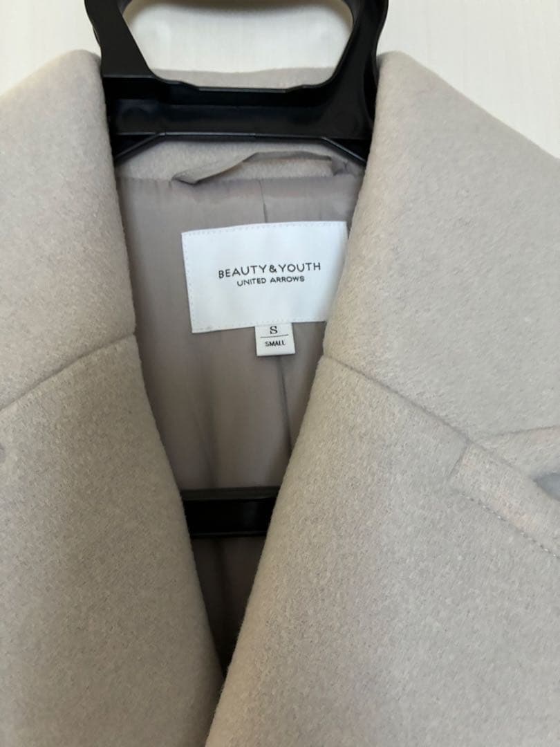 未使用 BEAUTY&YOUTH ダブル ウールコート MANTECO