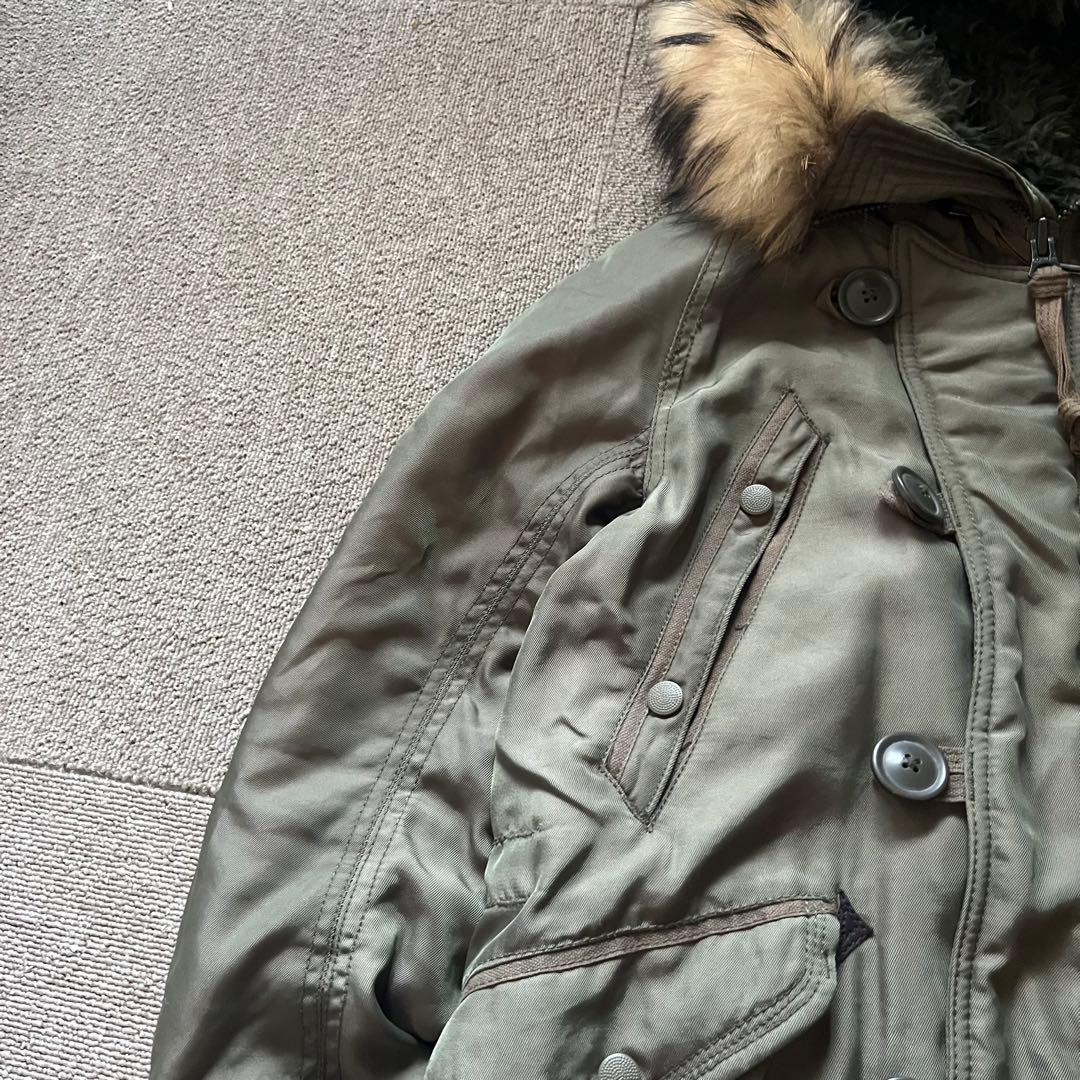 y2k ノームコア g.o.a bore flight jacket