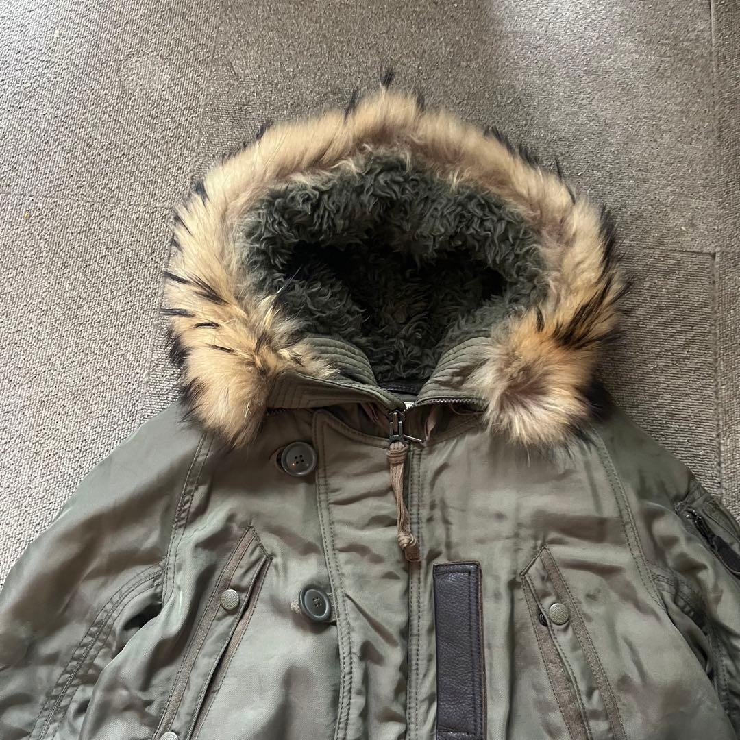 y2k ノームコア g.o.a bore flight jacket