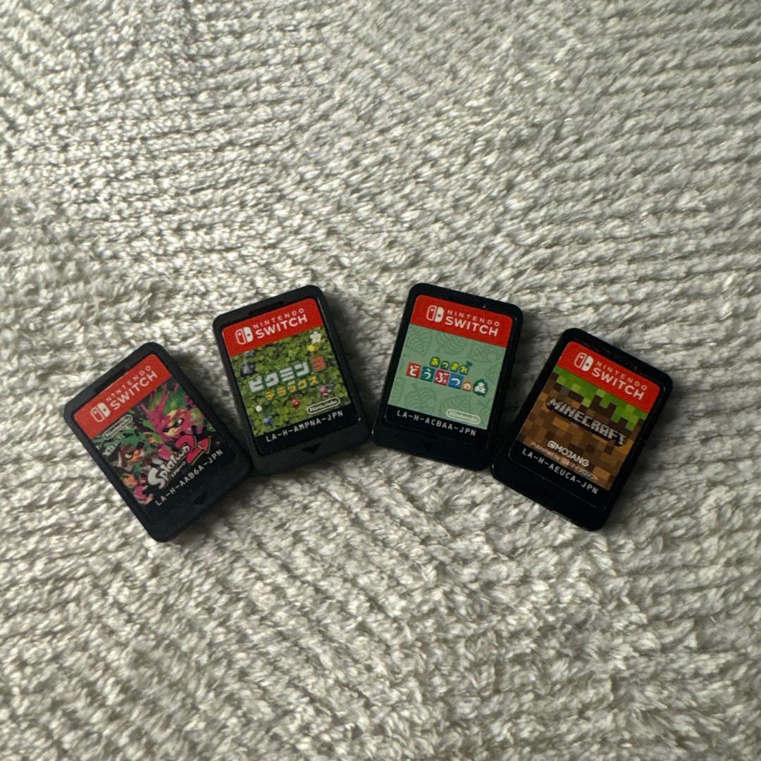Nintendo Switch ソフト　マイクラ　あつもり　ピクミン　スプラ