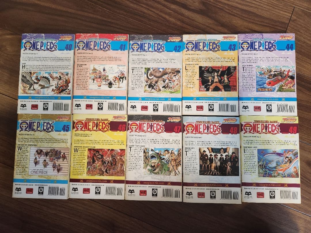 英語版ONE PIECE　19巻から63巻(25巻欠品)