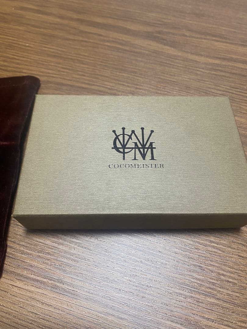 ココマイスター　純札入れ　オベロン　ブラック　シェルコードバン