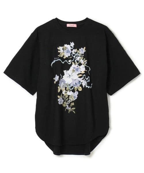 お値下げ　チャコット　オーバーTシャツ　花柄　ヨガ　バレエ　ジム