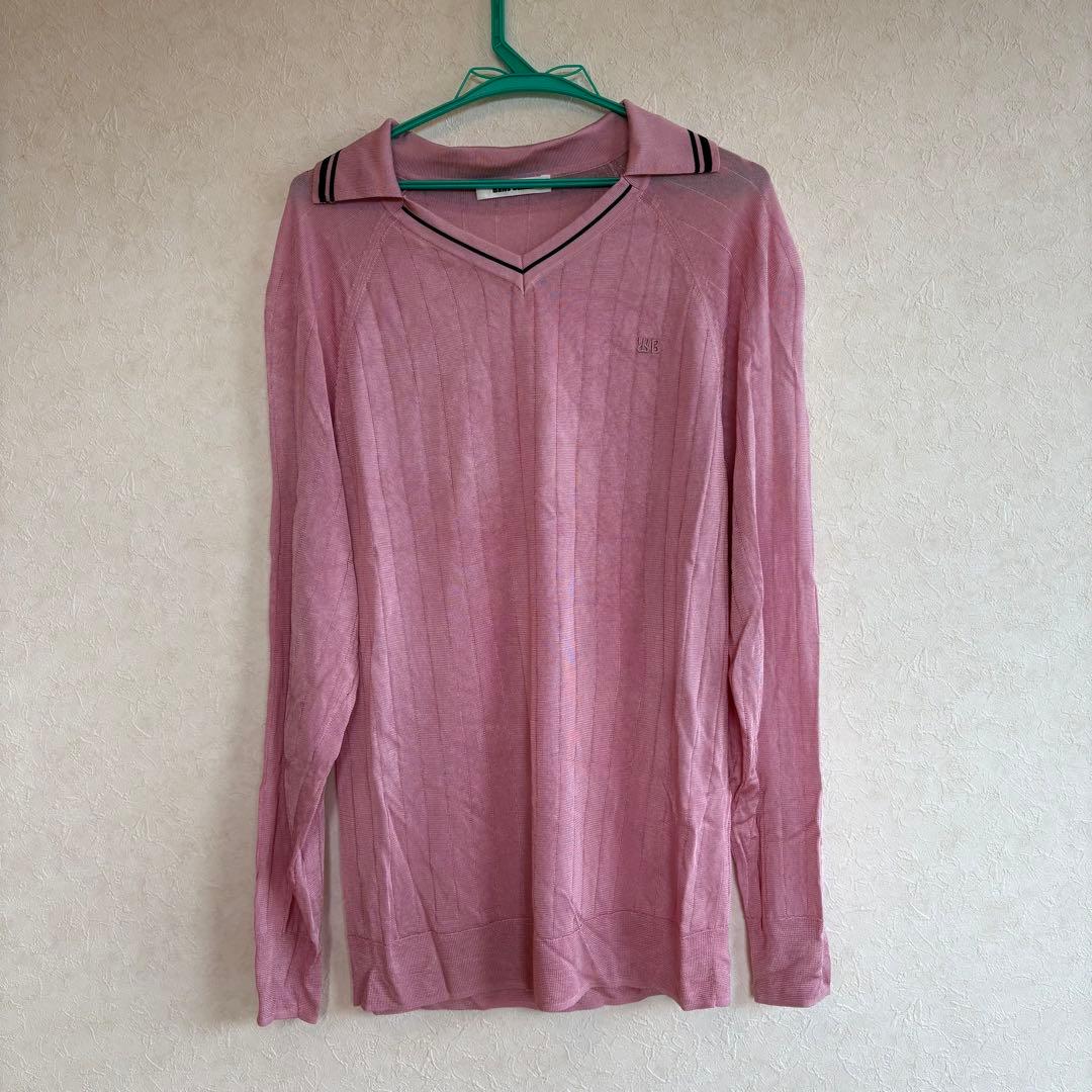 Wales Bonner ピンク ポロシャツ M