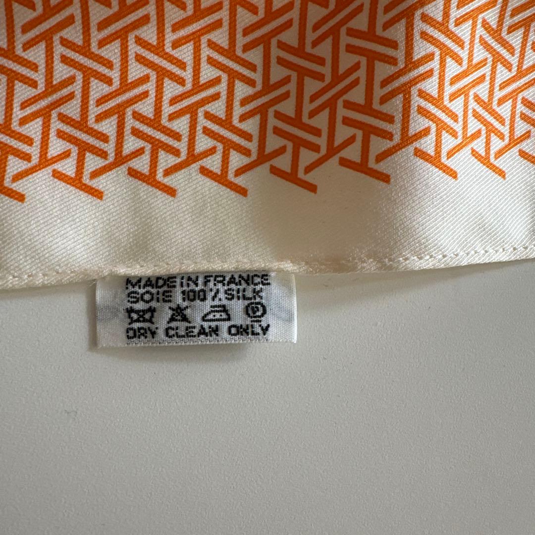 お値下げ❗️HERMES scarf tie スカーフ タイ ネクタイ 美品
