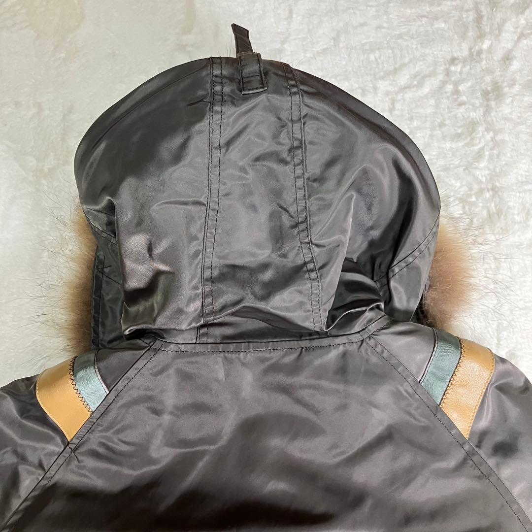 【お達様】2XL未使用級✨AVIREX完売✨N-3BフライトJK ラクーンファー