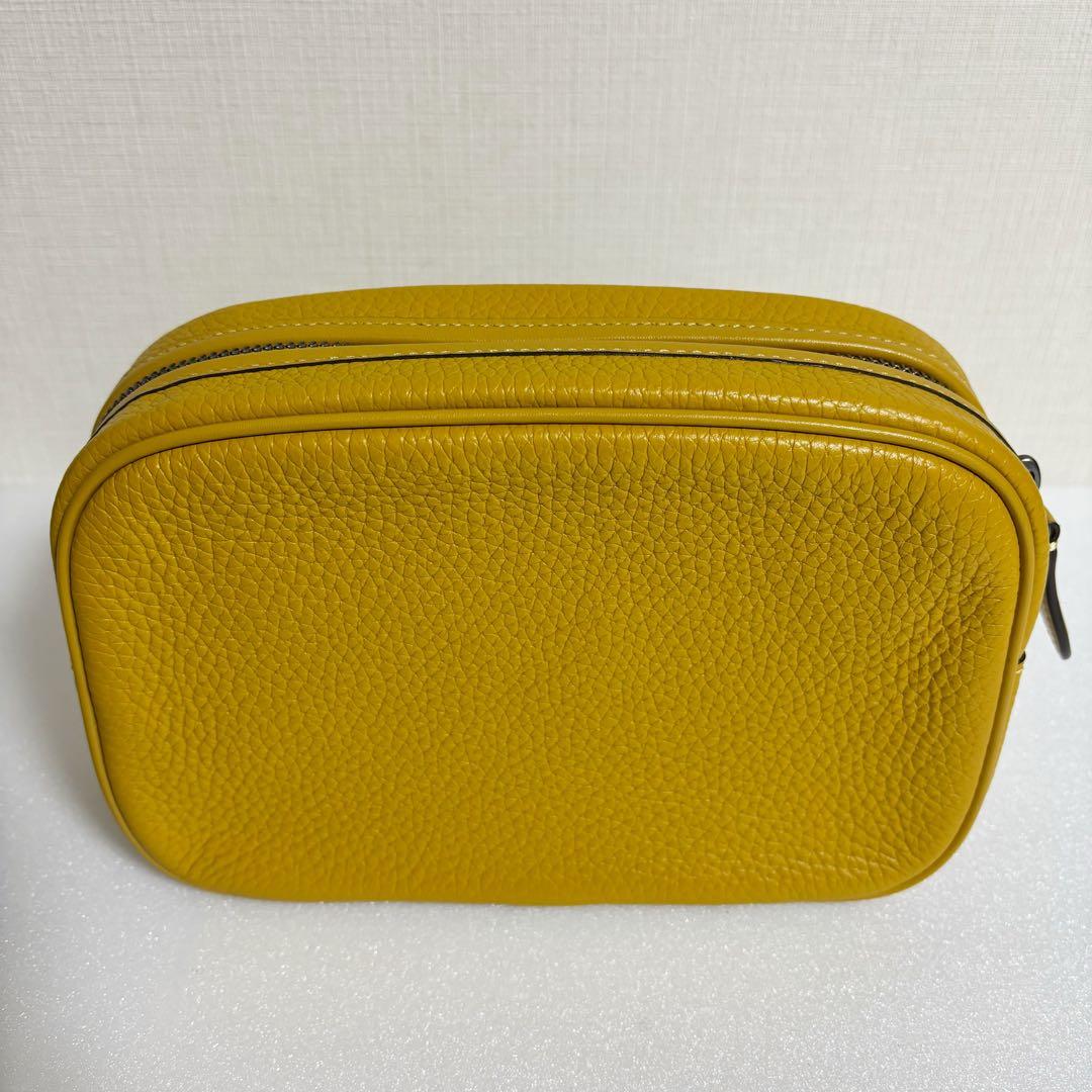 COACH コーチ カメラバッグ イエロー 新品同様 ショルダーバッグ