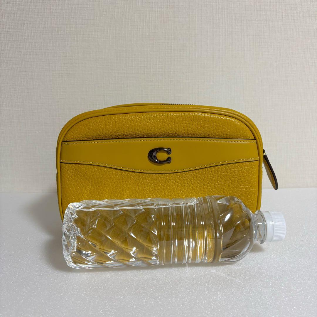 COACH コーチ カメラバッグ イエロー 新品同様 ショルダーバッグ