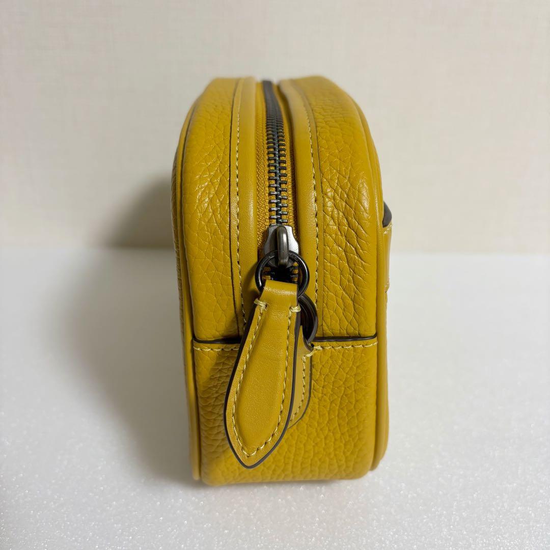 COACH コーチ カメラバッグ イエロー 新品同様 ショルダーバッグ