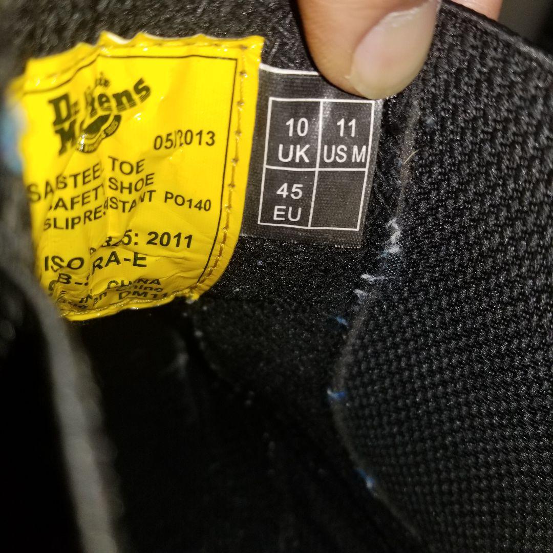 美品　ドクターマーチン　チェルシー　UK10 サイドゴア　29.0　黒　スチール