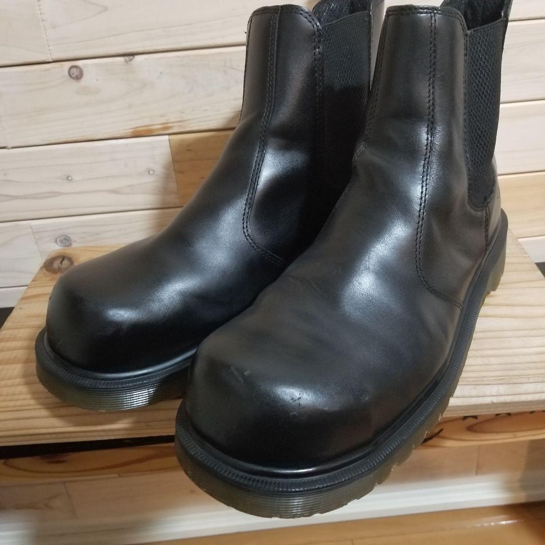 美品　ドクターマーチン　チェルシー　UK10 サイドゴア　29.0　黒　スチール
