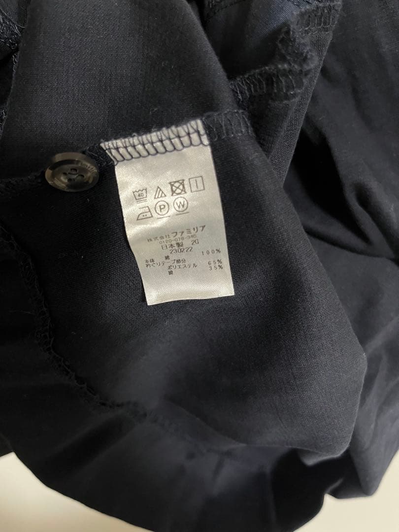 familiar フォーマルワンピース 120 ネイビー