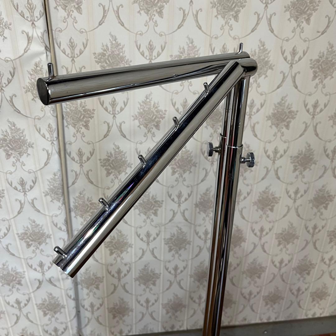 【アンティーク】アイアン ハンガーラック 2方向 店舗什器 インダストリアル