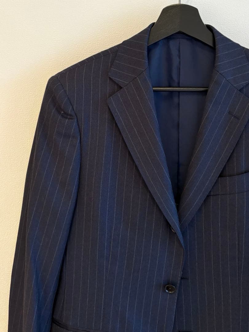 BEAMS F ビームスエフ スーツ　ネイビー 46