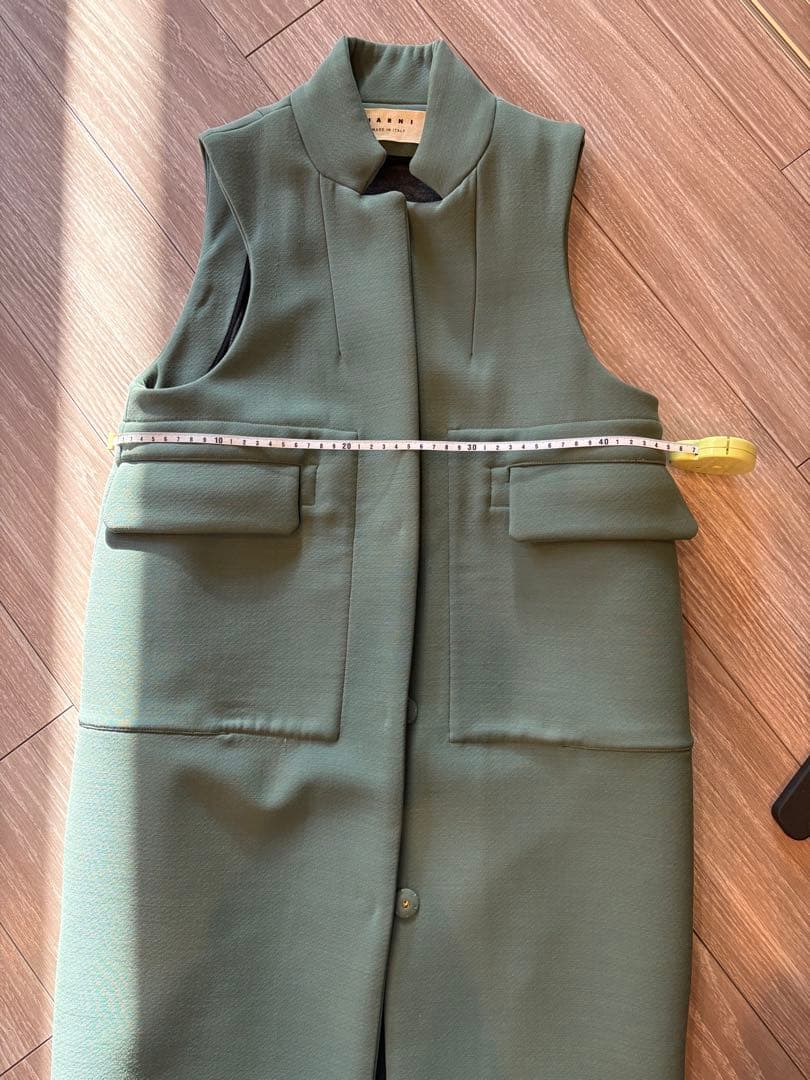 2点おまとめ！MARNI ノースリーブベスト 36 グリーン