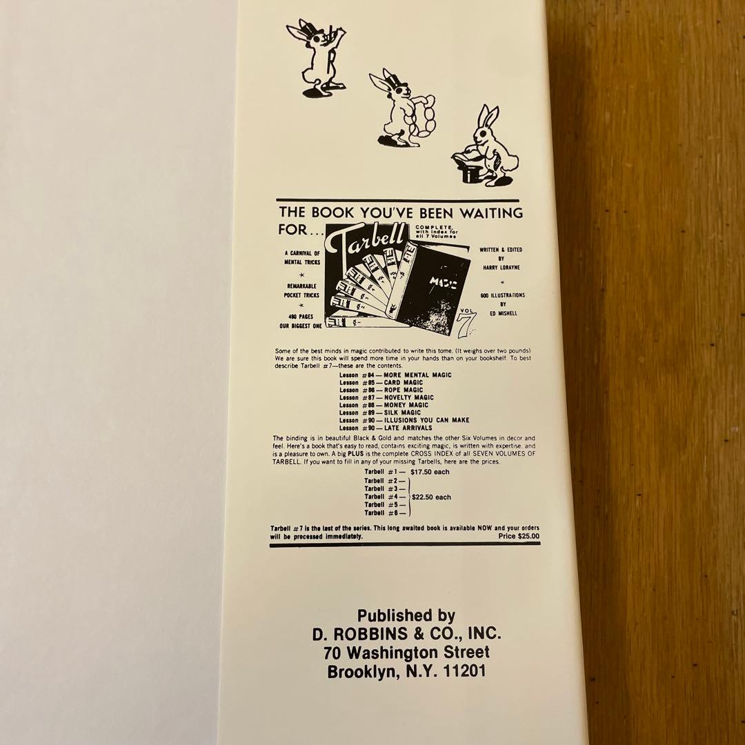 語学・辞書・学習参考書 The Tarbell Course in Magic VOL. 7