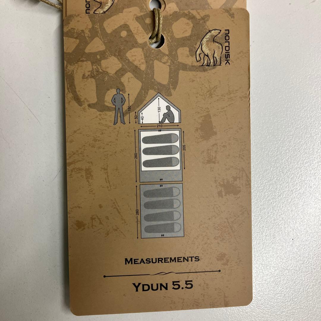 【未使用】nordisk Ydun 5.5 m² ノルディスク ユドゥン テント