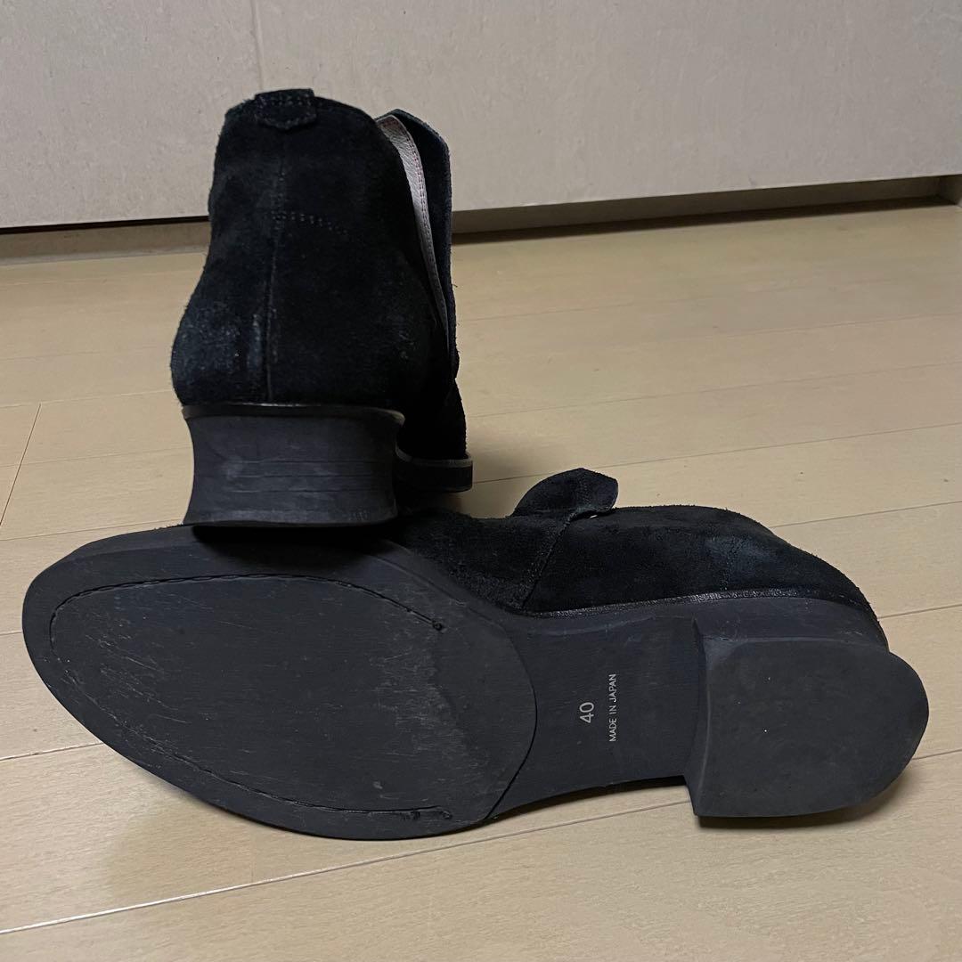 え*ち様 最終価格 美品 定価4万■NO ID.■焦がし ドレープ ヒール ブー