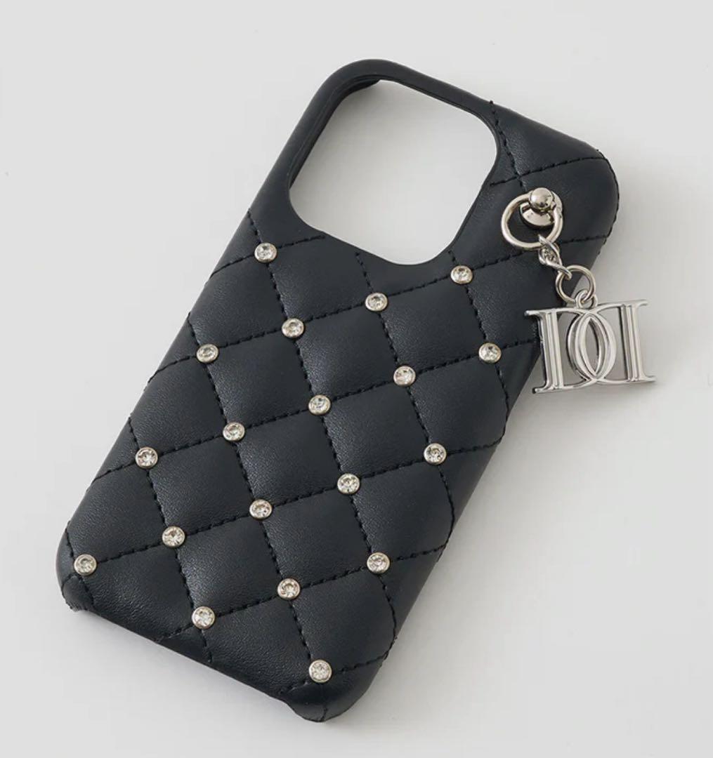 ダーリッチ キルティングビジューDD 13pro スマホケース 最終値下げ