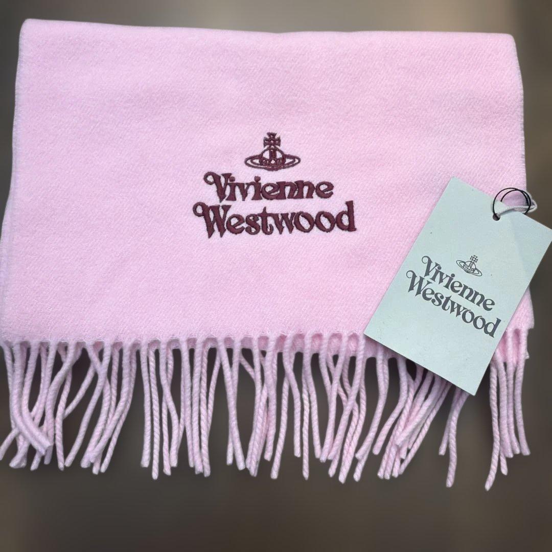 新品 ヴィヴィアンウエストウッド Vivienne マフラー ピンク