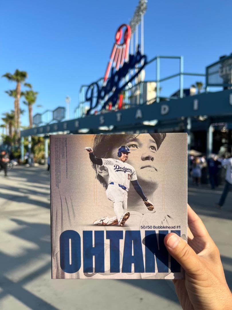 大谷翔平選手 ドジャース 50/50 ボブルヘッド 2025年5月15日配布