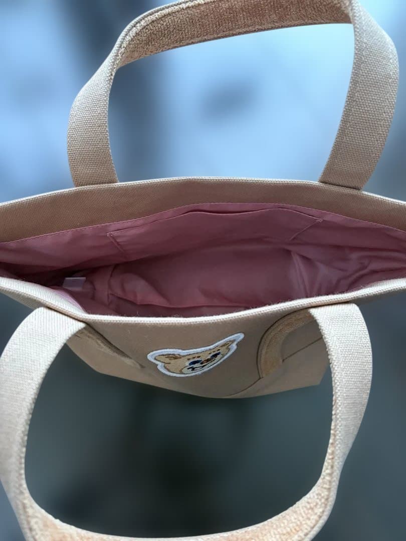 FEILER テディ　トートバッグ　フェイラー　ベージュ