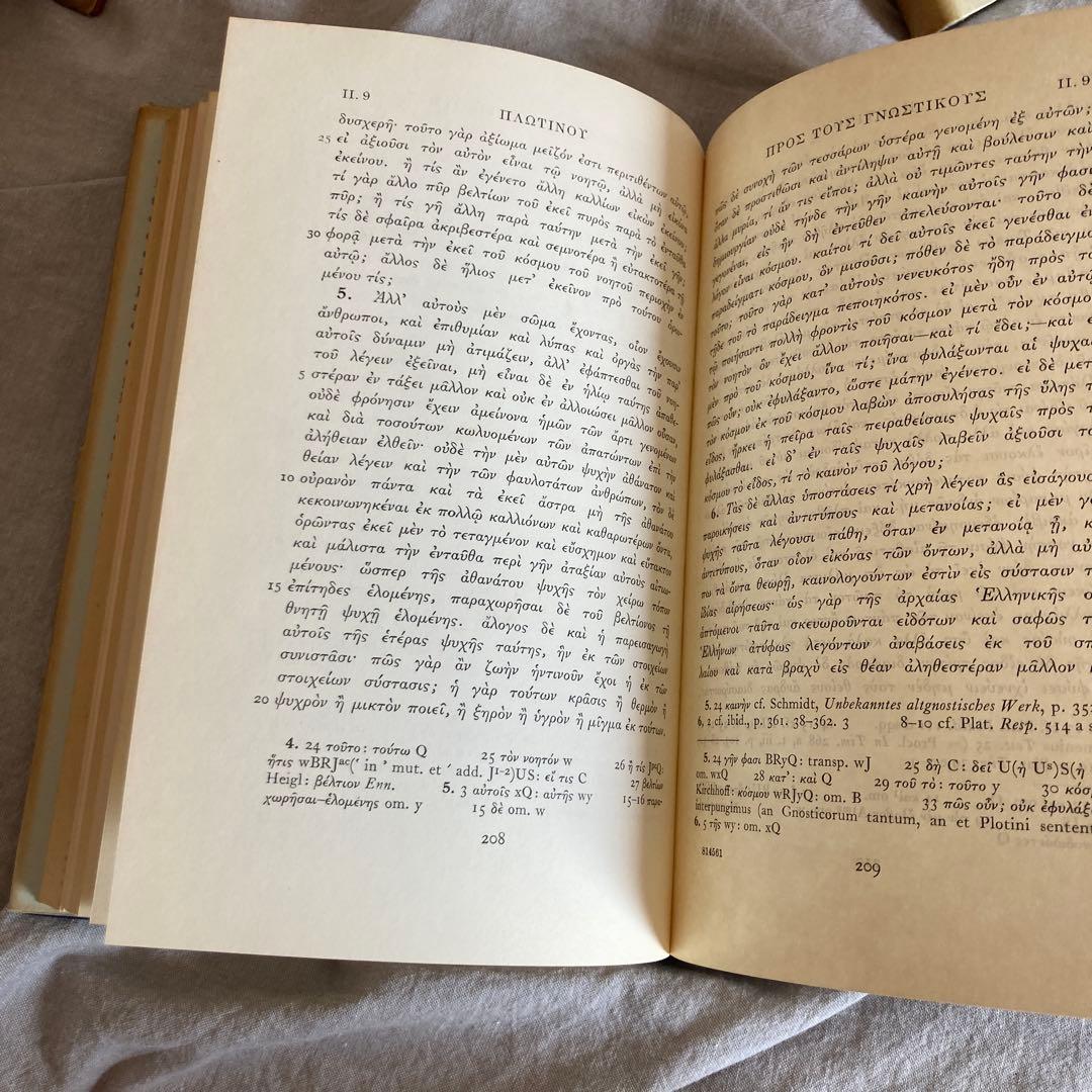 洋書 Plotini Opera (Oxford Classical Texts)