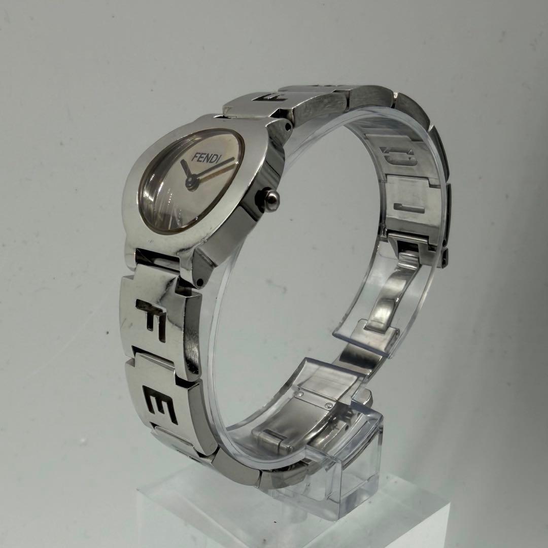 稼働/純正ベルト✨フェンディ 腕時計 3050L ミラー文字盤 QZ レディース
