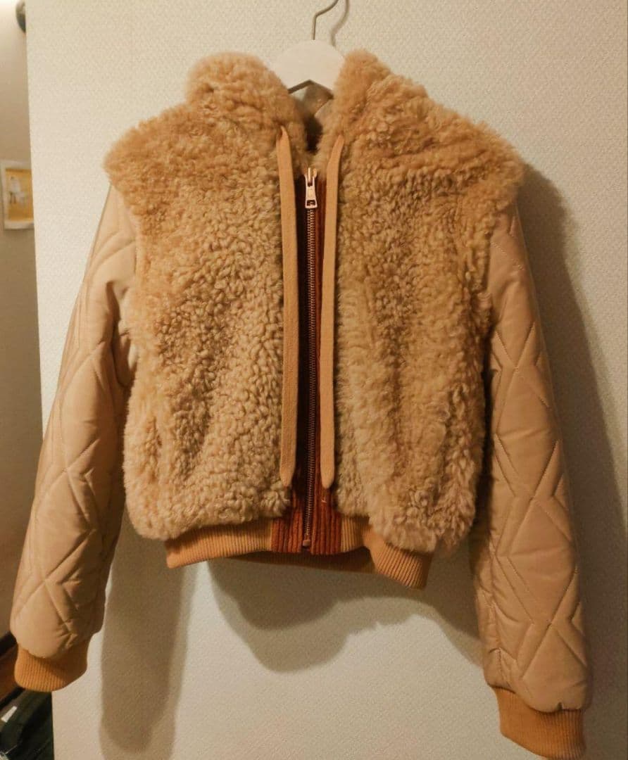 【最終値下げ／美品】SEE BY CHLOE ムートン ジャケット フード付き