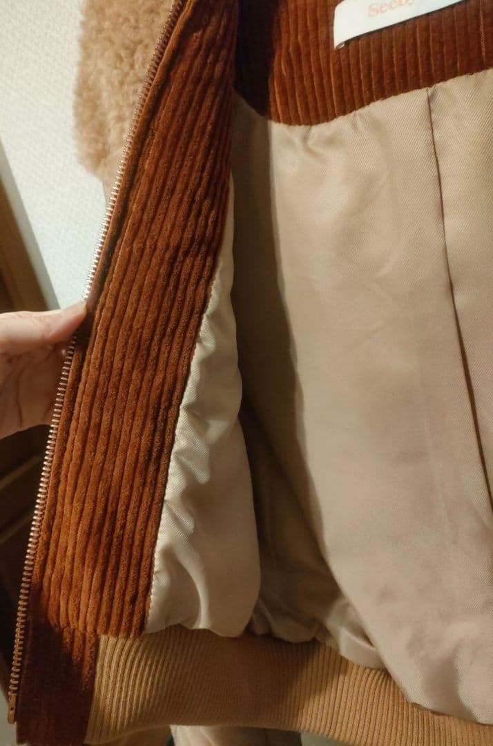 【最終値下げ／美品】SEE BY CHLOE ムートン ジャケット フード付き