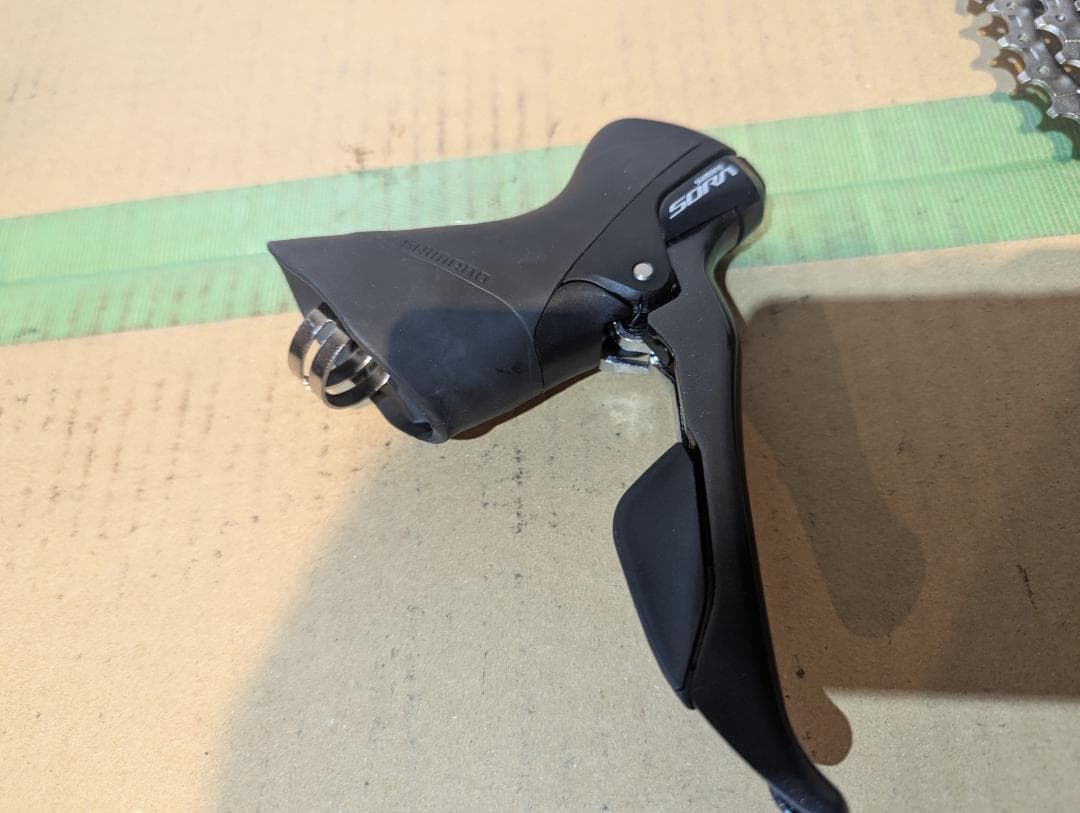 SHIMANO SORA レバー、FD、CSセット