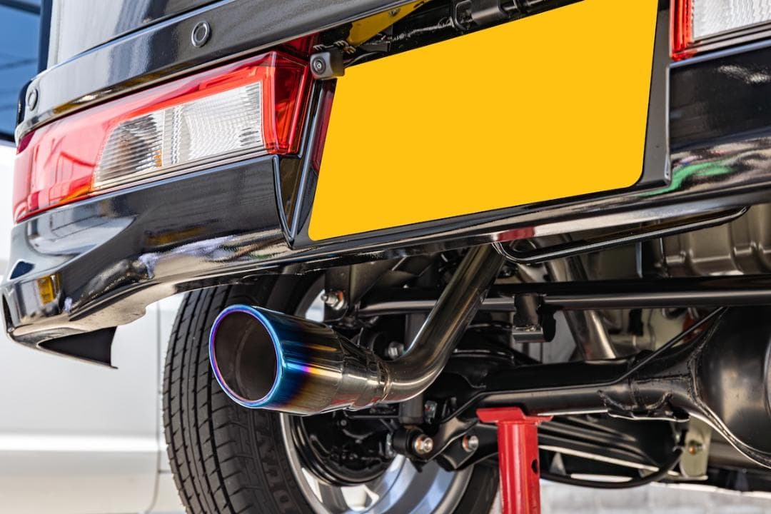 エブリィ ワゴン マフラー DA17W ターボ 1本出し ステンレス ブルー