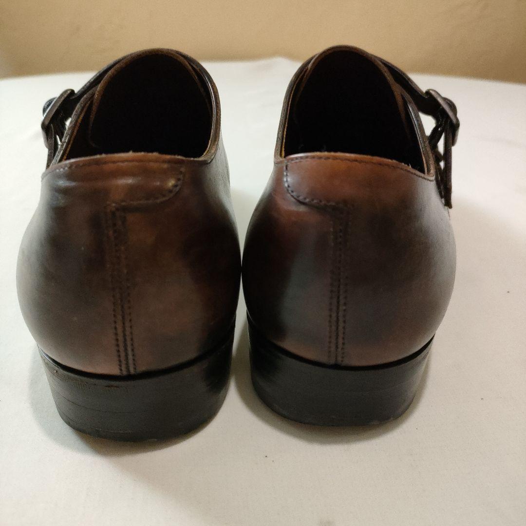 トレーディングポスト　革靴　ドレスシューズ　ダブルモンク　クロケット&ジョーンズ