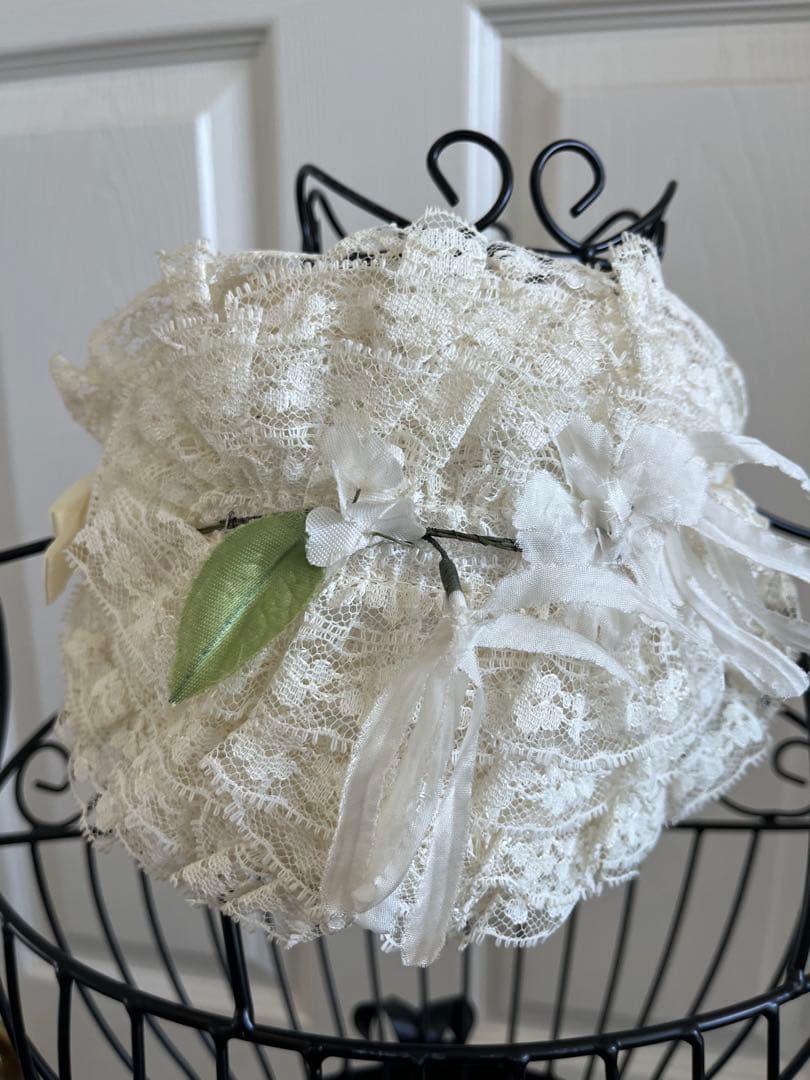 フランス ヘッドドレス アンティーク　ヘアーアクセサリー