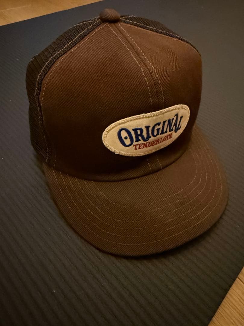 s*.様 テンダーロイン トラッカー キャップ メッシュ ブラウン