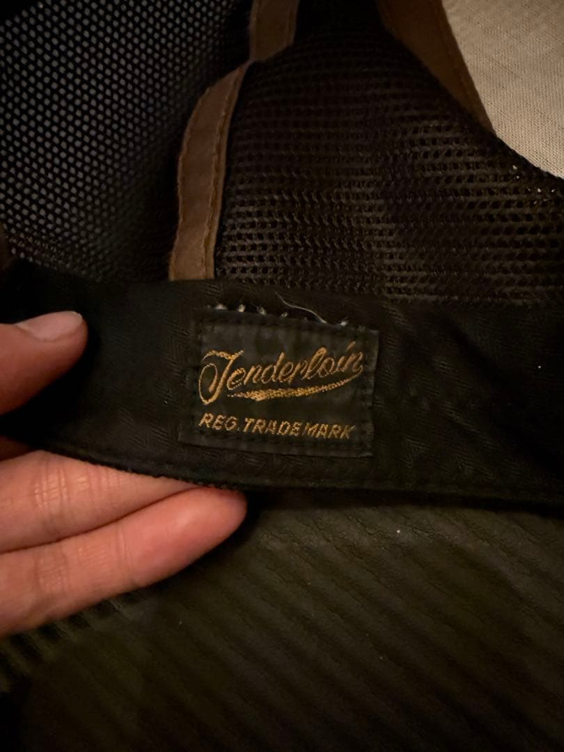 s*.様 テンダーロイン トラッカー キャップ メッシュ ブラウン