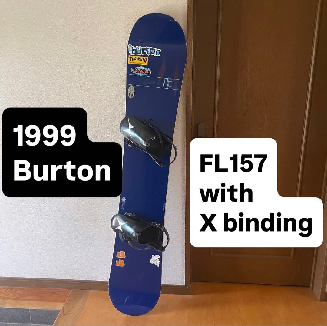 Burton FL157 FL projectスノーボード Xバインディング付き